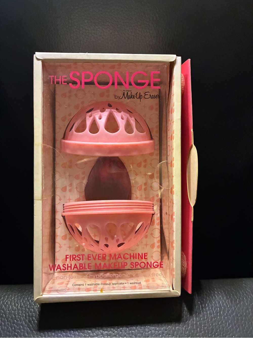 MakeUp Eraser The Sponge - Pink Washable Makeup Sponge with Protective Case